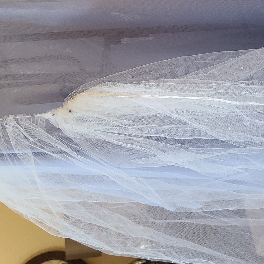 Pearl Detail Bridal Veil